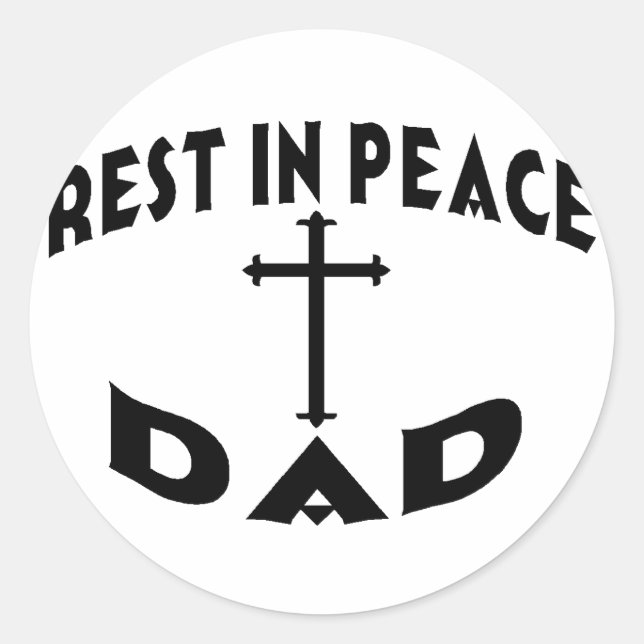 RIP PAPPA RUNT KLISTERMÄRKE (Framsida)
