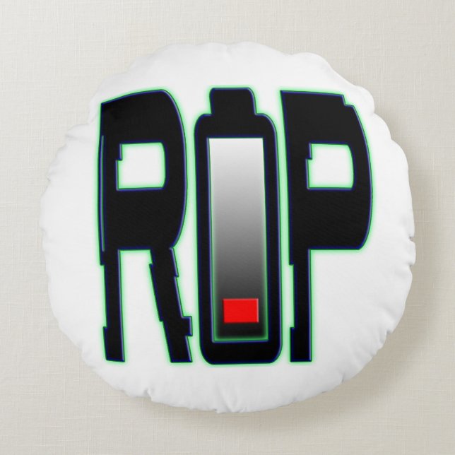 RIP Rundad batterilunda Rund Kudde (Framsidan)