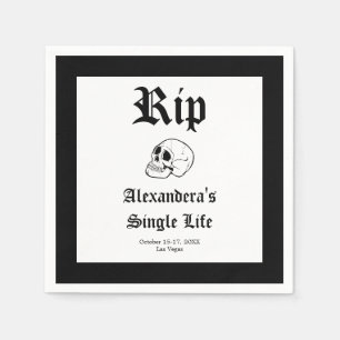 Rip Single Life-Til-döden gör oss Party Bacheloret Pappersservett