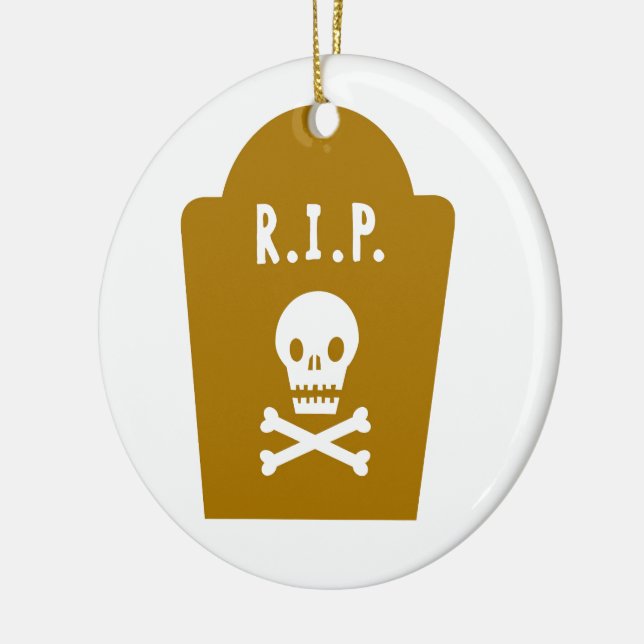 RIP-skal Julgransprydnad Keramik (Vänster)