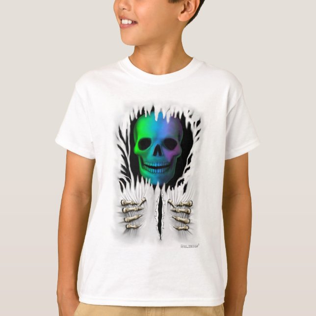 RIP SKELETT TEE SHIRT (Framsida)