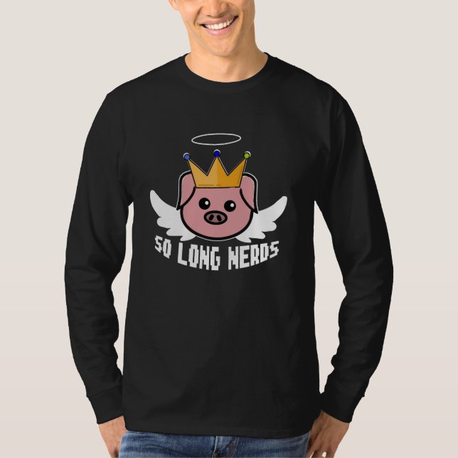 Rip Technoblade så långa nördar T Shirt (Framsida)