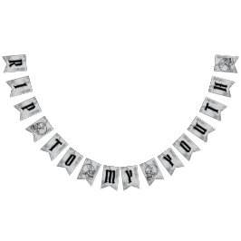 RIP till min ungdomsbegravning, temat födelsedagsb Vimplar