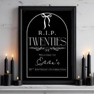 RIP till Mina 20-talars välkomstPoster: Gothic 30å Poster