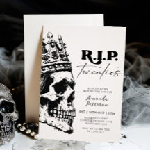 RIP-tjugonio Skull Halloween 30års födelsedag