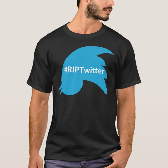 RIP Twitter Elon Musk Essential T-Shirt (Framsida)