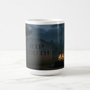 RIP Ungdom: Ett 50:e födelsedagsminne Kaffemugg