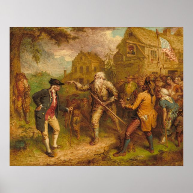 Rip Van Winkle - John Quidor Fine Art Poster (Framsidan)