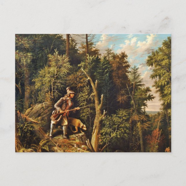 Rip Van Winkle med Hound Vykort (Framsida)