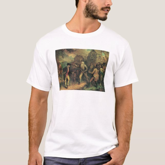 Rip Van Winkle på Village Square T-shirt (Framsida)