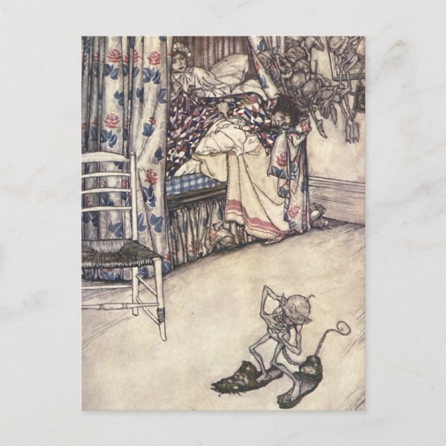 Rip Van Winkle: Patienternas dygder Vykort (Framsida)