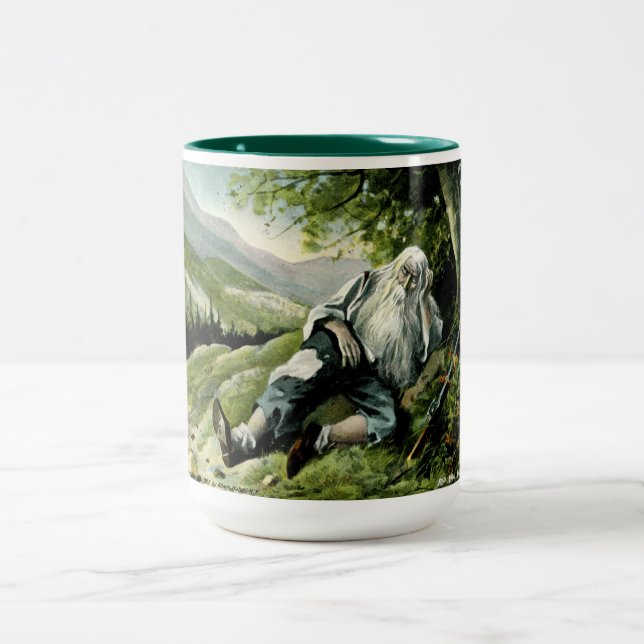 Rip Van Winkle vintage Två-Tonad Mugg (Center)