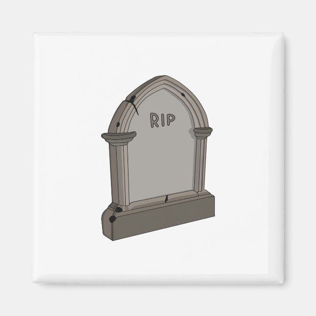 RIP, vila i fred Magnet (Framsidan)