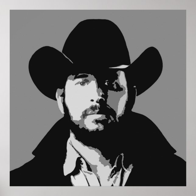 Rip Wheeler Cole Hauser Yellowstone TV-show Poster (Framsidan)