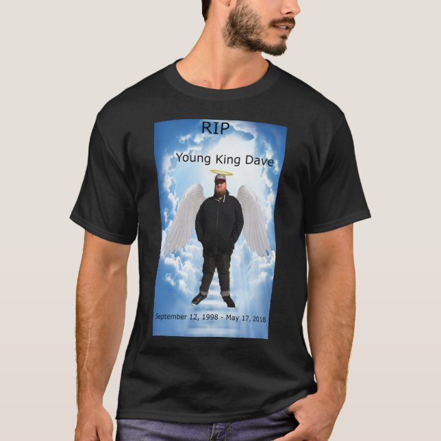 RIP YOUNG KUNG DAVE   T SHIRT (Framsida)