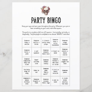 RIP Youth Party Bingo-spel lakan