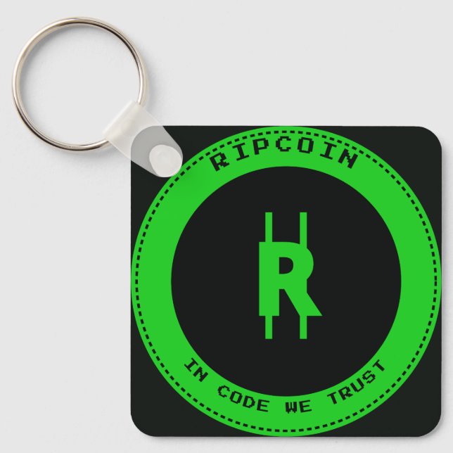 RipCoin - Vi Litar På Koden Nyckelring (Framsida)