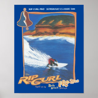 Ripcurl Pro 2000, Surfa Competition Poster