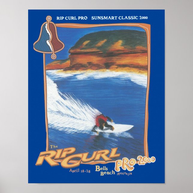 Ripcurl Pro 2000, Surfa Competition Poster (Framsidan)