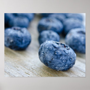 Ripe Blueberry Poster