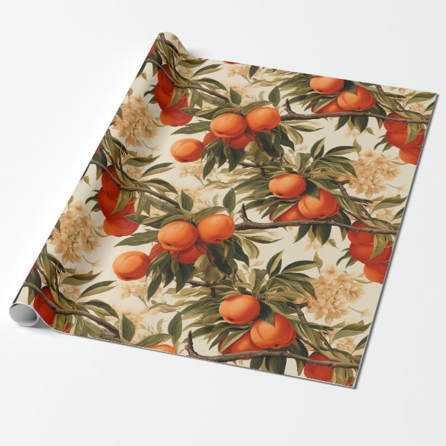 Ripe Orange Gren Presentpapper (Utrullad)