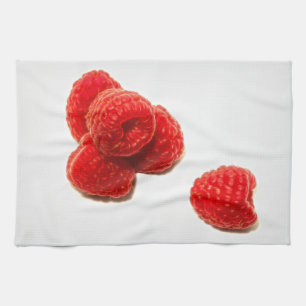 Ripe Red Raspbär Kitchen Towel Kökshandduk