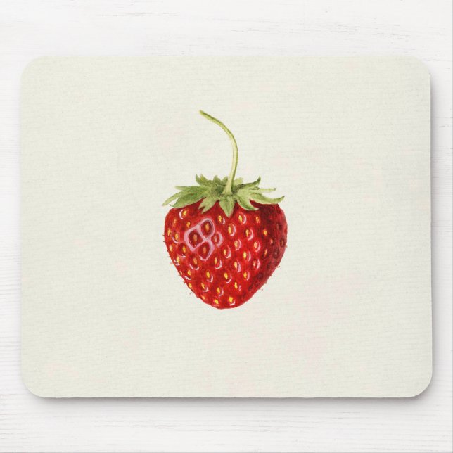 Ripe Red Strawberry (av Louis C.C. Krieger) Musmatta (Framsidan)