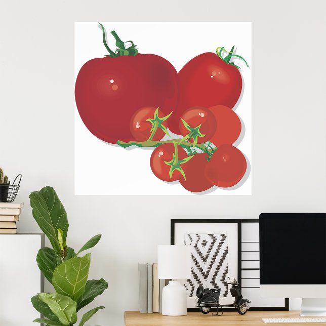 Ripe Red Tomates Poster (Skapare uppladdad)