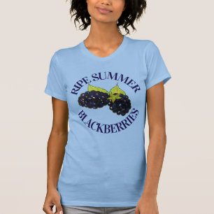Ripe Summer Blackbär Blackberry Berries T Shirt