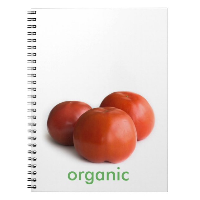 Ripe tomato anteckningsbok med spiral (Framsidan)
