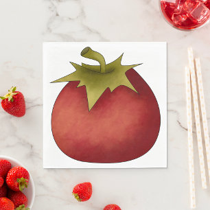 Ripe Tomato Papper Napkins Pappersservett