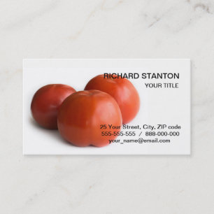 Ripe tomato visitkort