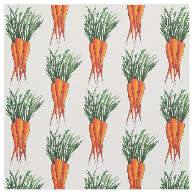 Ripe Vegetable Garden Carrots Bunch Veggie Veg Tyg (Provkarta)