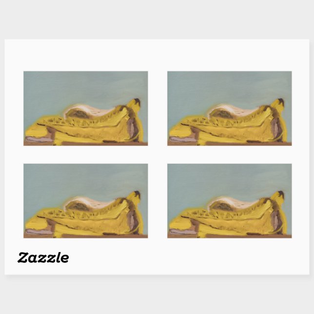 Ripen Peel Rektangulärt Klistermärke (Ark)