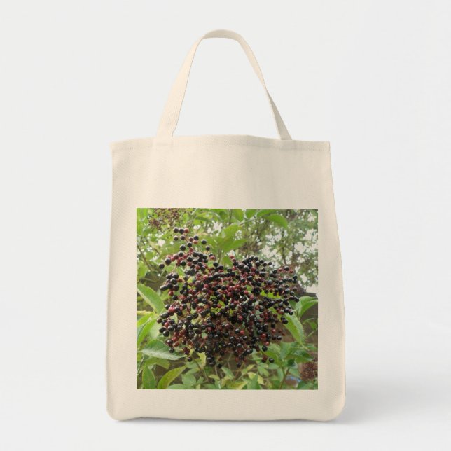 Ripening Elderbär Organic Livsmedel Tote Bag Tygkasse (Framsidan)