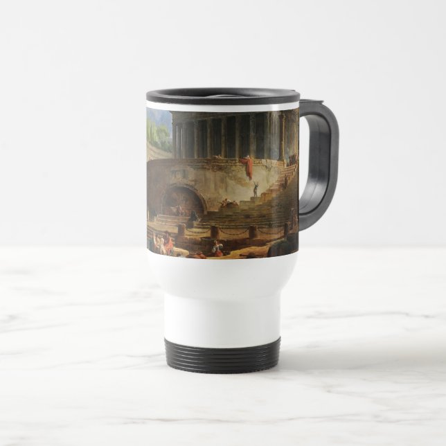 Ripetta-vy av Hubert Robert Resemugg (Framsida höger)