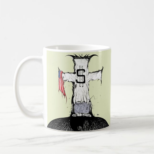 Riphouse som familjen dör kaffemugg (Vänster)