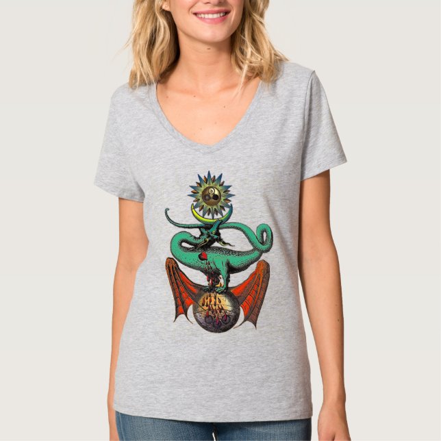 Ripley Rulla Alchemy Dragon T Shirt (Framsida)