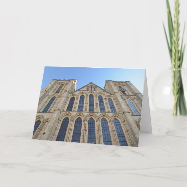 Ripon Cathedral Card Tack Kort (Framsida)