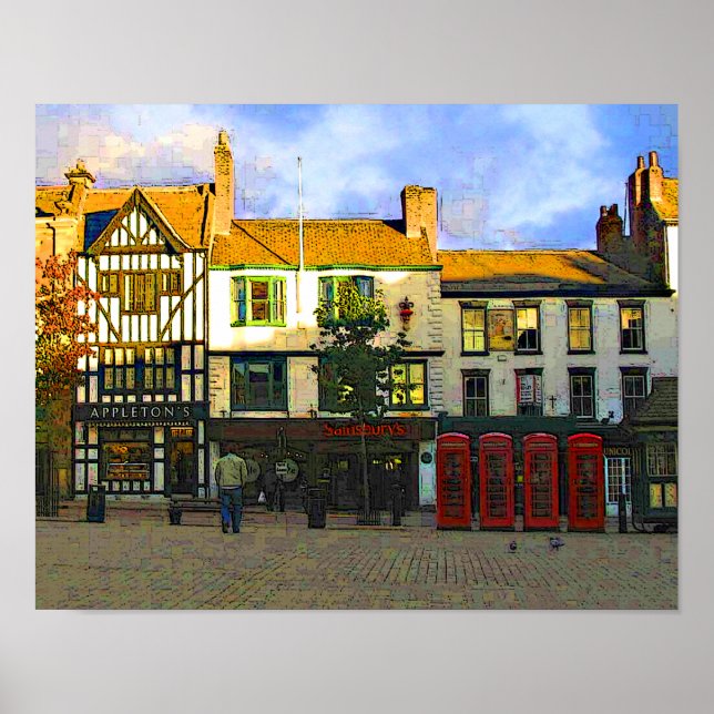 Ripon Market Square Poster (Framsidan)