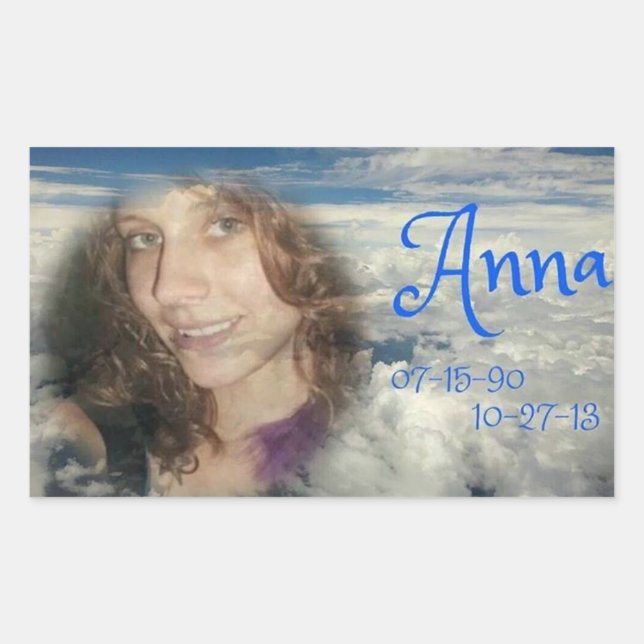 rippa ANNA Rektangulärt Klistermärke (Framsida)