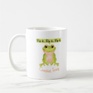 Rippa Crochet Frog Cottagecore Kaffemugg
