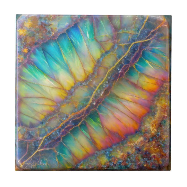 Rippa in den universella opaldesignen kakelplatta (Framsidan)