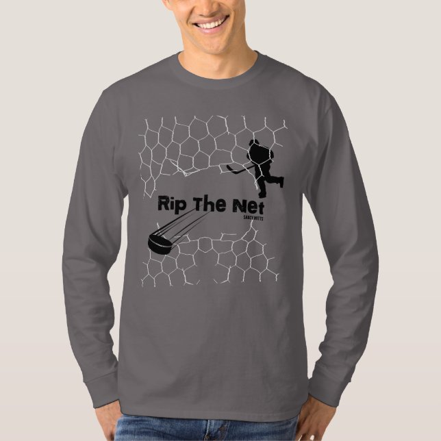 Rippa Net Hockey Player T Shirt (Framsida)