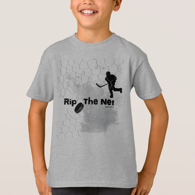 Rippa Net Hockey Player T-shirt (Framsida)