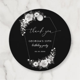 Rippa till mina 20 svarta 30års födelsedag Tack Gåvor Etiketter