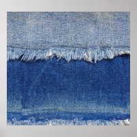 Rippad Denim Jeans Fabric-bakgrund