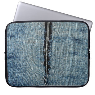 Rippade Jeans Laptop Fodral