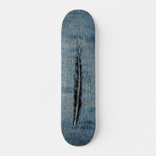 Rippade Jeans Old School Skateboard Bräda 21,6 Cm