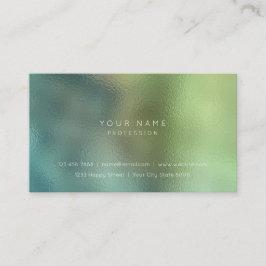 Rippat Glass Teal Greenly Grass Ombre Stylist Vip Visitkort